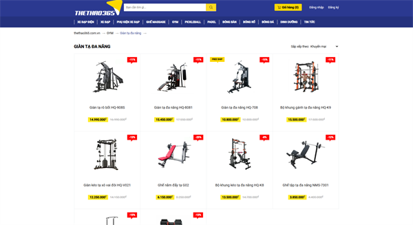 7. Vì sao nên mua giàn tạ đa năng tại Thể Thao 365?